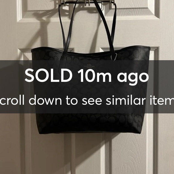 ❗️SOLD❗️Coach City Tote - Picture 1 of 12